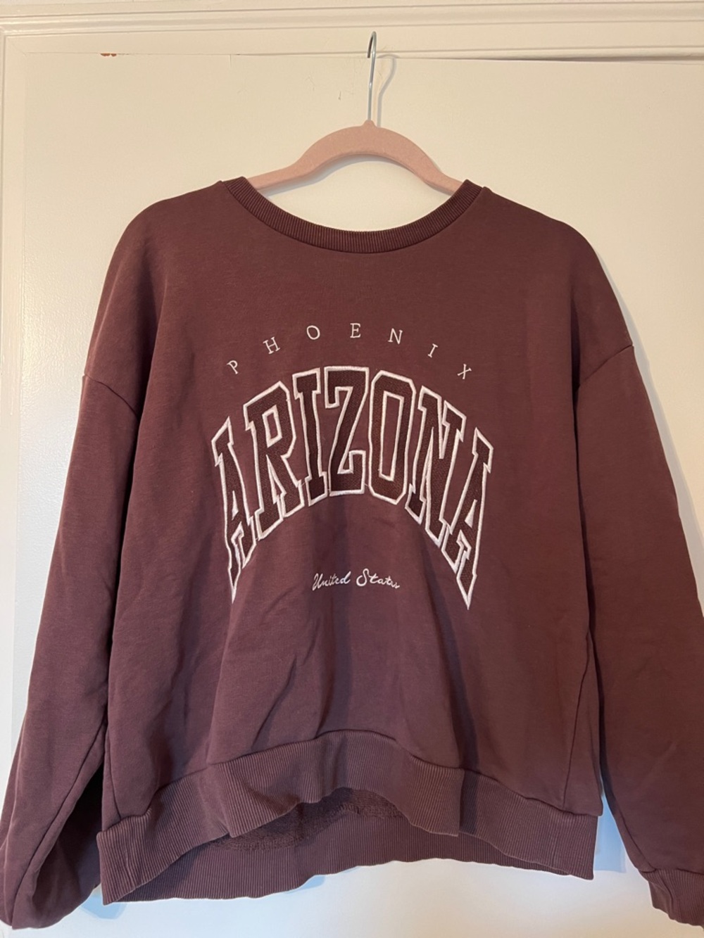 Arizona Graphic Crewneck Sweatshirt - Brown
